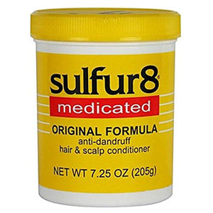 Sulfur 8 Medicated Anti-Dandruff Hair And Scalp Conditioner Original Formula, 7.25 Oz
