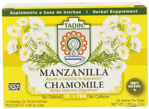 Tadin Manzanilla Chamomile Tea, 24 Ct