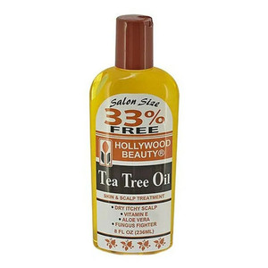 Hollywood Beauty Oil Skin & Scalp Treatment, Yellow, Tea Tree, 8 Fl Oz