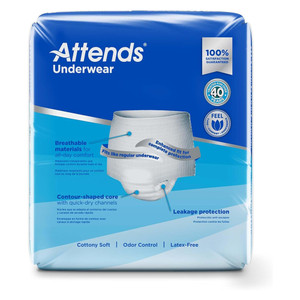 Attends Incontinence Extra Large Moderate Absorbent Underwear, 1 Ea  