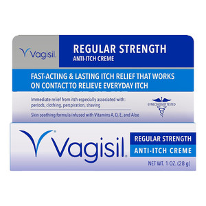 Vagisil Regular Strength Moisturizing Anti-Itch Cream, 1.0 Oz