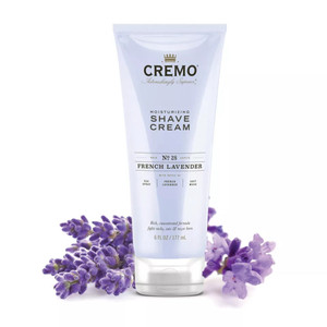 Cremo Astonishingly Superior Shave Cream, French Lavender, 6 Fl Oz