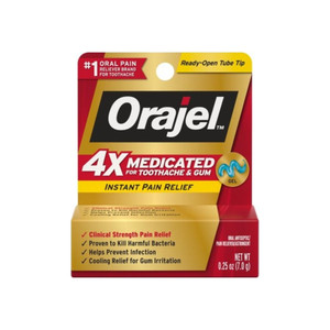 Orajel Severe Instant Toothache & Gum Relief Gel Plus, 0.25 Oz