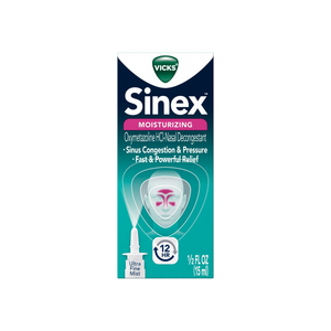 Vicks Sinex Moisturizing Nasal Decongestant, Ultra Fine Mist 0.5 Oz