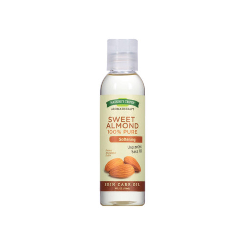 Nature'S Truth 100% Pure Unscented Skin Care Base Oil, Sweet Almond 4 Oz