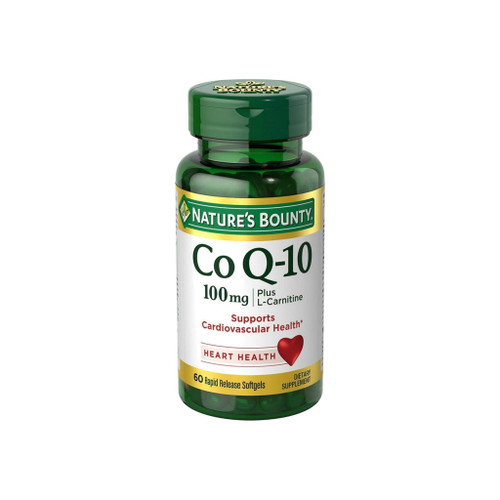 Nature'S Bounty Co Q-10 Plus L-Carnitine 100 Mg Softgels 60 Ea