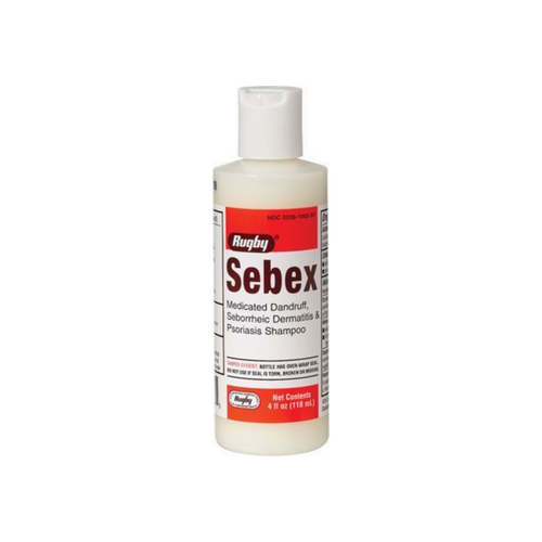 Rugby Sebex Liquid Medicated Dandruff Shampoo 4 Oz