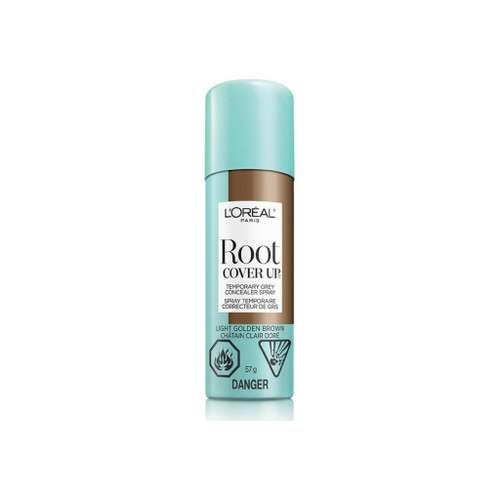 L'Oreal Paris Root Cover Up, Temporary Grey Concealer Spray, Light Golden Brown, 2 Oz