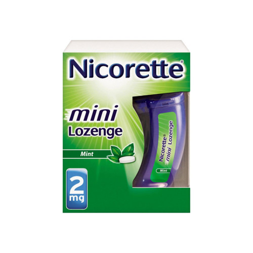 Nicorette Stop Smoking Aid  2 Mg Mini Lozenges, Mint  20 Ea