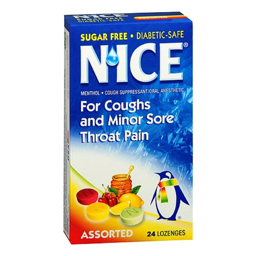 N'Ice Lozenges Sugar Free Menthol Eucalyptus, Assorted 24 Ea N'Ice Lozenges Sugar Free Menthol Eucalyptus, Assorted 24 Ea