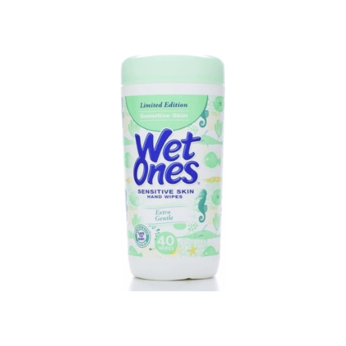 Wet Ones Sensitive Skin Moist Wipes Extra Gentle 40 Each
