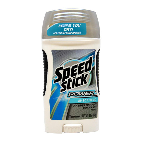 Speed Stick Power Anti-Perspirant Deodorant, Unscented 3 Oz