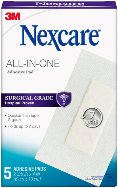 Nexcare Premium Soft Cloth Adhesive Pads 5 Ea