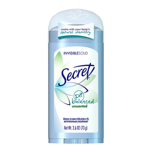 Secret Sheer Dry Solid Unscented Antiperspirant And Deodorant - 2.6 Oz