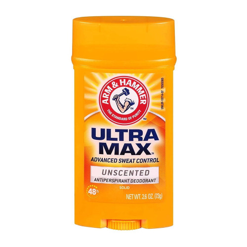 Arm & Hammer Ultramax Invisible Solid Unscented Antiperspirant Deodorant - 2.8 Oz