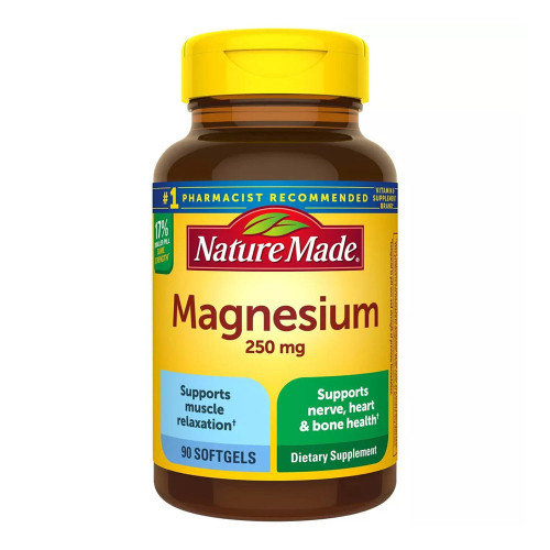 Nature Made Magnesium 250 Mg Liquid Softgels - 90 Ea