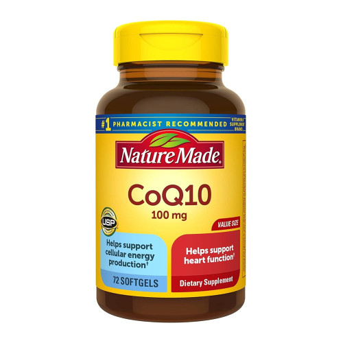 Nature Made Coq10 100 Mg Heart Support Dietary Supplement - 72 Softgels