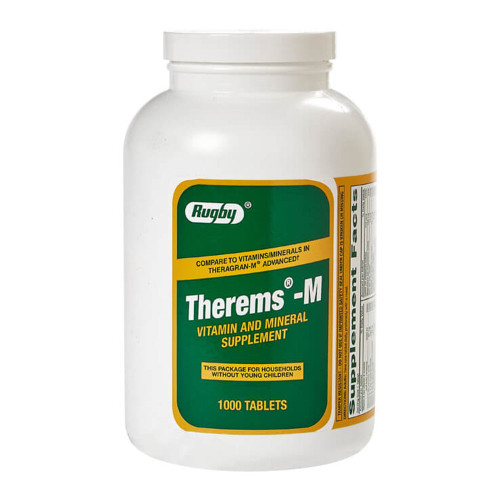 Rugby Therems-M Fc Tab Ascorbic Acid-90 Mg Maroon/Brown 1000 - Tablets