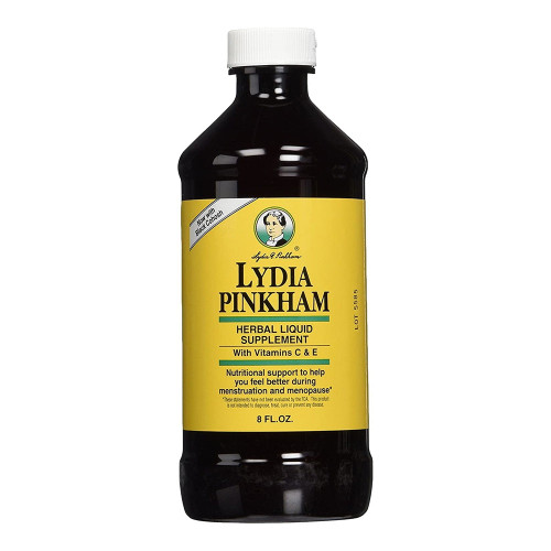 Lydia Pinkham Liquid To Feel Better During Menstruation And Menopause - 8 Oz