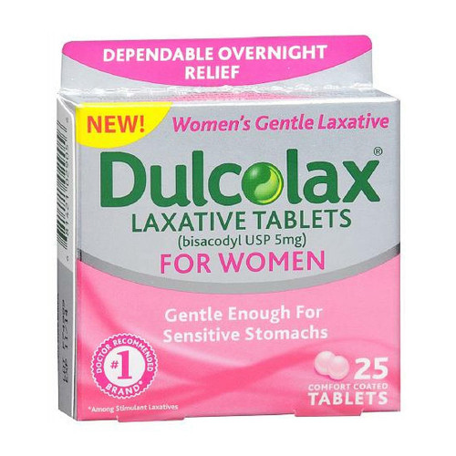 Dulcolax Laxative Comfort Coated Tablets For Women 25 Tablets