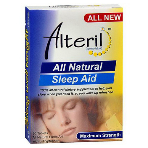 Alteril All Natural Maximum Strength Sleep Aid Tablets - 30 Each