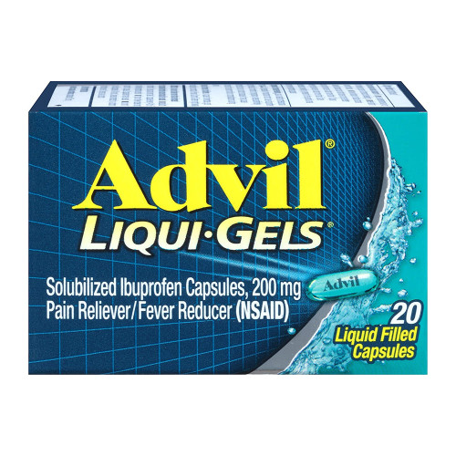 Advil Pain Reliever & Fever Reducer Liqui-Gels - 20 Ct