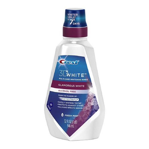 Crest 3D White Multi-Care Fresh Mint Whitening Rinse - 32 Oz