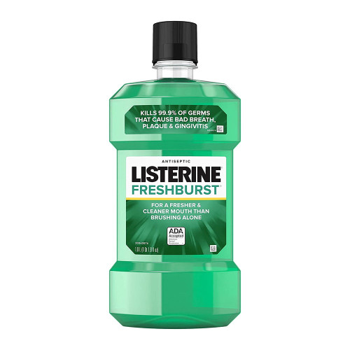 Listerine Antiseptic Mouthwash, Fresh Burst - 33.8 Fl Oz