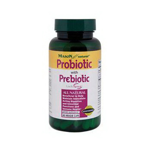 Mason Natural Probiotic With Prebiotic Veggie Caps - 40 Ea