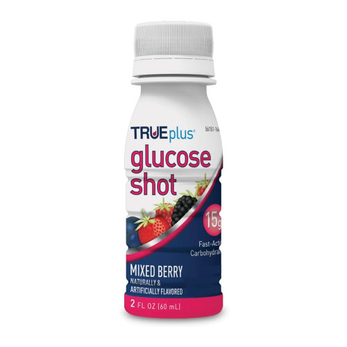 Trueplus Glucose Liquid Shots Mixed Berry Flavor - 2 Oz