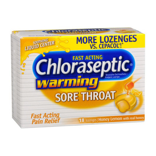 Chloraseptic Lozenges (Honey Lemon) - 18 Count