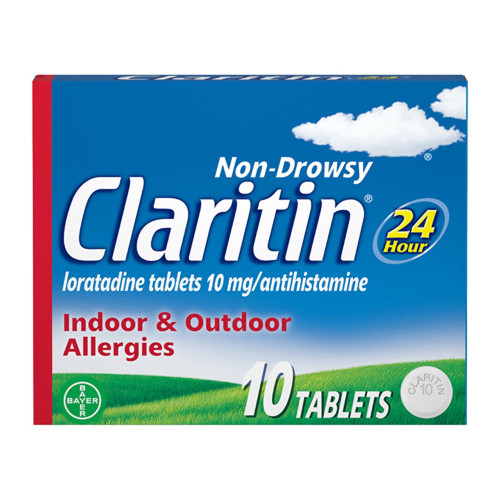 Claritin 24 Hour Antihistamine Allergy Relief Tablets - 10 Ea