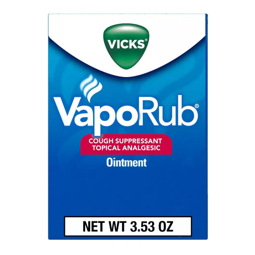 Vicks Vaporub Cough Suppressant Ointment - 3.33 Oz