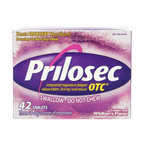 Prilosec 20 Mg Acid Reducer Otc 14 Days Course Tablets - 42 Ea