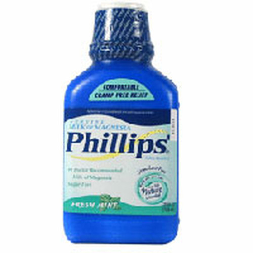 Phillip'S Milk Of Magnesia Fresh Mint Liquid, Stimulant Free - 26 Fl Oz