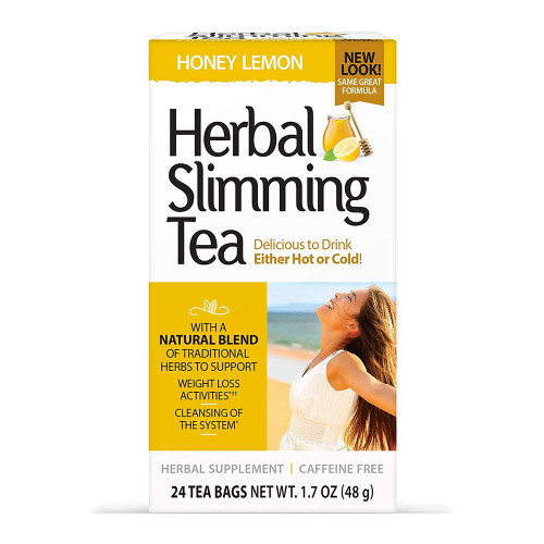 21St Century Herbal Slimming Tea, Honey Lemon - 24 Tea Bags