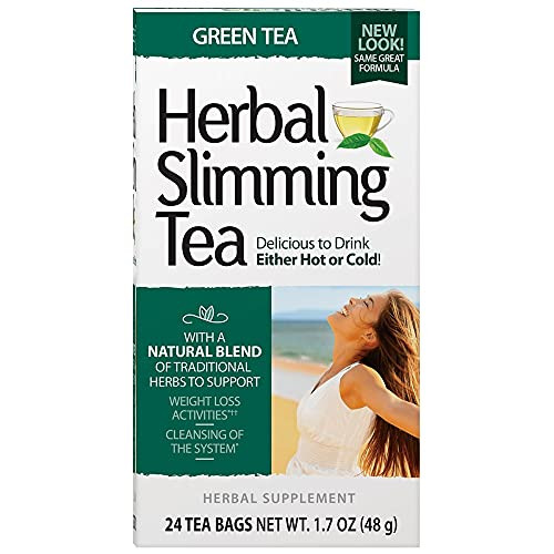 21St Century Herbal Slimming Green Tea, 24 Ea- 1.6 Oz