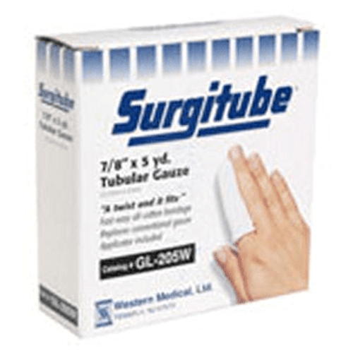 Surgitube Tubular Gauze, White, 7/8" X 5 Yds, Each