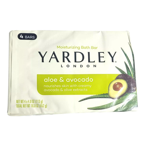 Yardley London Moisturizing Bar 4 Ea