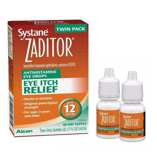 Zaditor Eye Allergy Itch Relief Eye Drops - 0.34 oz
