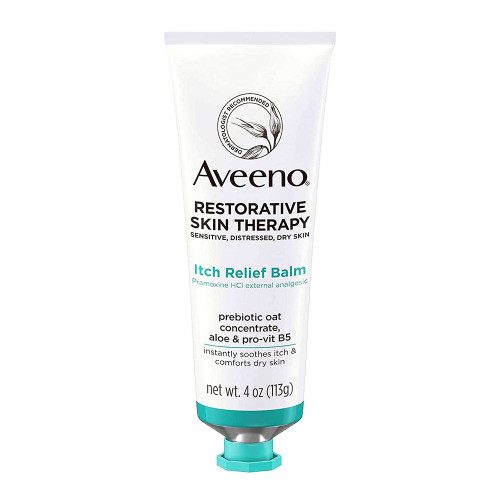 Aveeno Restorative Skin Therapy Itch Relief Balm For Dry Skin - 4 Oz