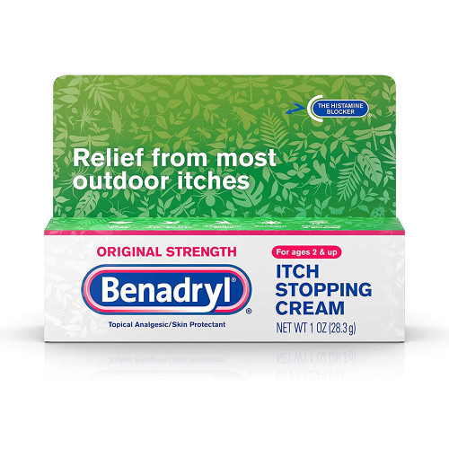 Benadryl Itch Stopping Cream Original Strength - 1 Oz