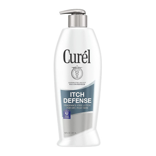 Curel Itch Defense Body And Hand Lotion, Moisturizer For Dry Itchy Skin And Advanced Ceramide Complex 13 Fl Oz