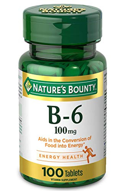 Nature'S Bounty Vitamin B-6 100Mg 100 Tablets