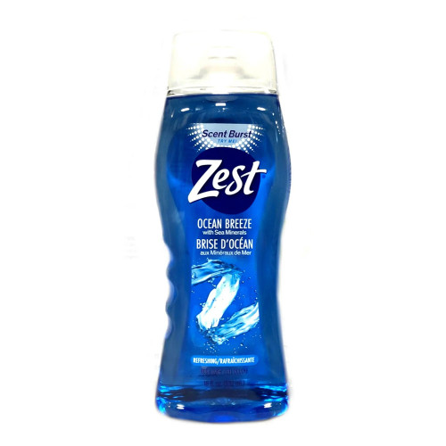 Zest Body Wash, Ocean Breeze 18 Oz