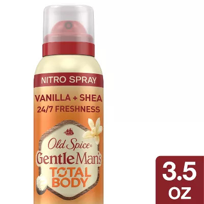 Old Spice Whole Body Deodorant for Men Spray - Vanilla & Shea - 3.5oz
