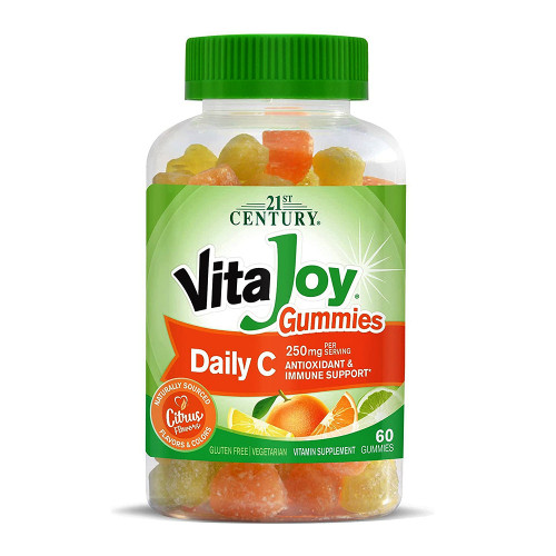 21St Century Vitajoy Daily C 250 Mg Gummies, Citrus, 60 Count