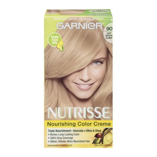 Garnier Nutrisse Permanent Light Natural Blonde Hair Color Creme Kit