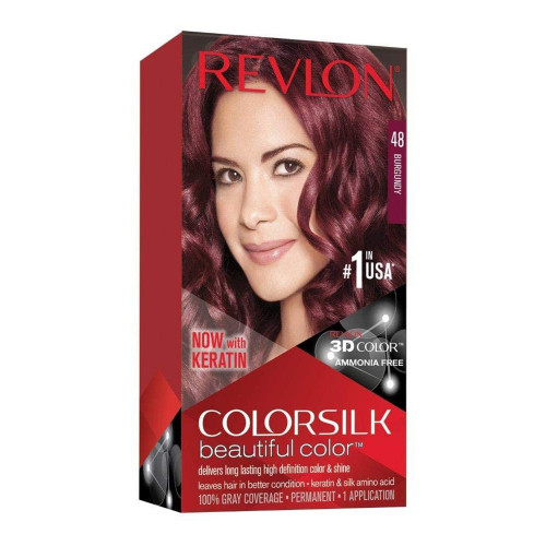 Colorsilk By Revlon, Ammonia-Free Permanent, Haircolor: Burgundy #48 - 1 Each