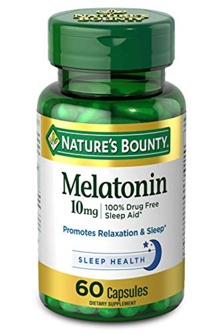 Nature'S Bounty Melatonin 10Mg Capsules, 60 Ea